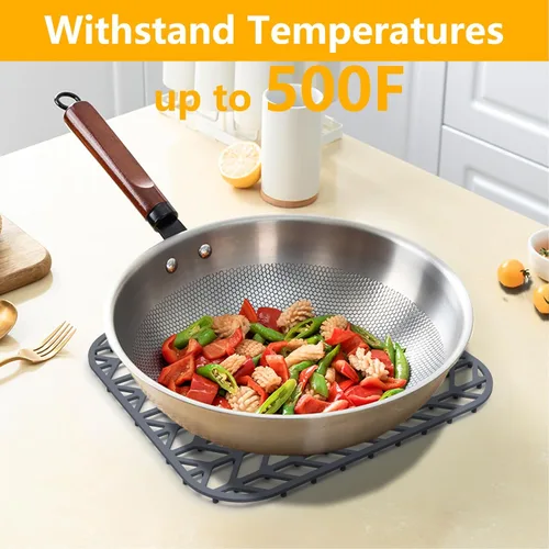 Miniatura 3 de Protectores de fregadero de cocina de 12 x 11 y 13 x 11 pulgadas, protectores de silicona para fregadero de cocina para la parte inferior del Gris