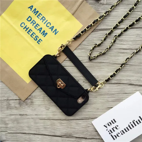 Miniatura 6 de UnnFiko Funda tipo cartera compatible con iPhone 6 / iPhone 6s, bonito diseño de bolsa de lujo, funda con bolsillo para tarjetas tipo libro