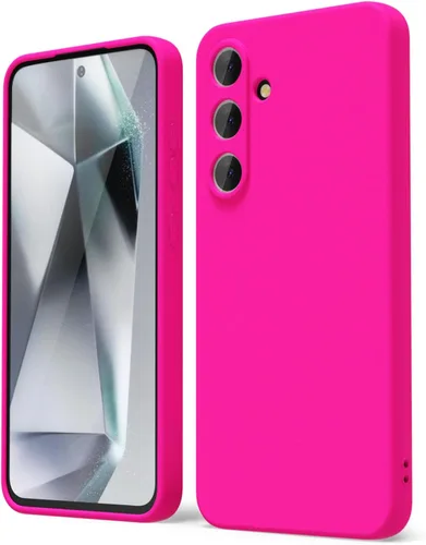 Miniatura 408 de oakxco Funda para teléfono Samsung Galaxy S21 Ultra con agarre de silicona líquida, bonita funda delgada y delgada de goma suave de TPU lisa