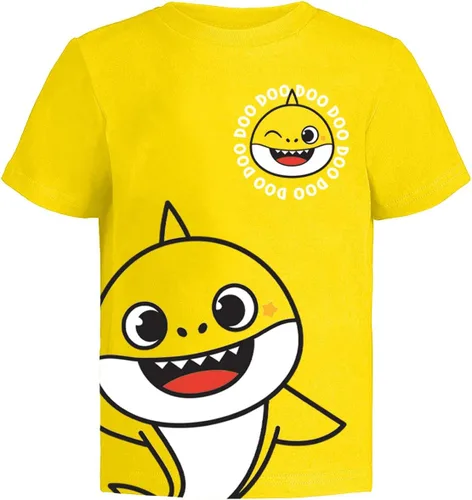 Miniatura 5 de Nickelodeon Baby Shark - Camiseta gráfica para niños pequeños (paquete de 3) con camiseta de personaje familiar de mamá y papá, trajes para niños
