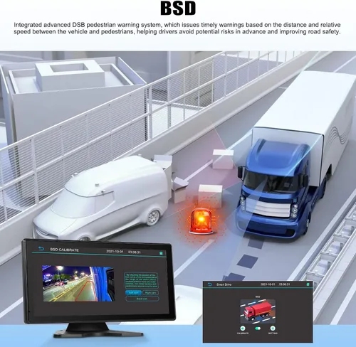 Miniatura 5 de Cámara de respaldo inalámbrica para coche 5 pulgadas IPS Monitor de pantalla IP69 cámara inversa impermeable visión nocturna infrarroja