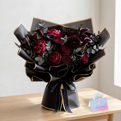 Miniatura 5 de REAXYZNN 20 hojas de papel de regalo de buquet, papel de regalo floral impermeable, papel de embalaje para suministros de floristería, papel