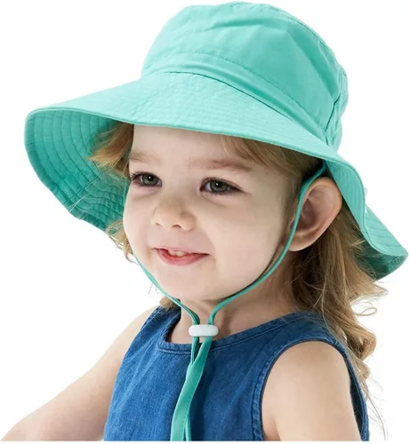 Miniatura 5 de Century Star Baby Sun Hat Summer UPF 50+ Baby Boy Girl Hats Toddler Beach Bucket Hats Wide Brim Kids Sun Protection Caps