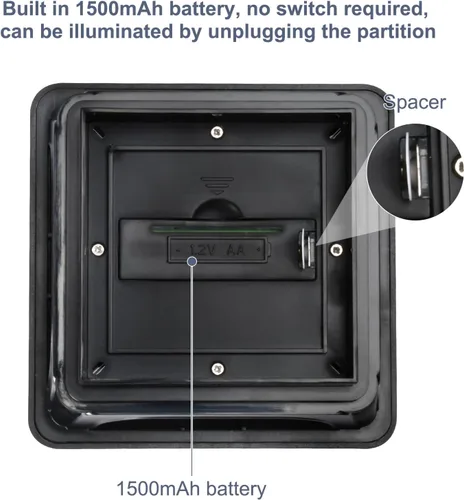 Miniatura 8 de Luces solares para postes de metal de 3 x 3 pulgadas y valla de vinilo de madera de 4 x 4, paquete de 2 – IP65 impermeable, brillante 120 lúmenes