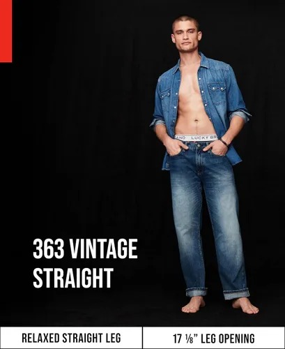 Miniatura 7 de Lucky Brand Mens 363 Vintage Straight Coolmax Stretch Jean