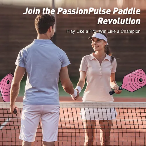 Miniatura 5 de Paletas de pickleball 2025, superficie de fibra de carbono cruda (CSF) de 0.63 pulgadas T700 de grano alto y giro, paletas de bola Pro Pickle Rosa