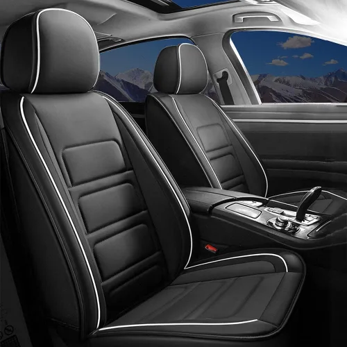 Miniatura 14 de TTX LIGHTING Fundas de asiento de coche de ajuste exacto para Toyota 4Runner 2003-2025 2026 Cuero sintético impermeable duradero, seguro