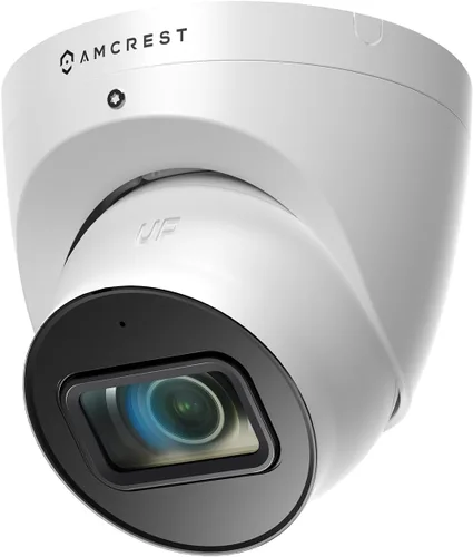 Amcrest Cámara de seguridad analógica 4K para exteriores, torreta 8MP @15fps CCTV-Coax-BNC, visión nocturna de 65 pies, ángulo de 125°, micrófono