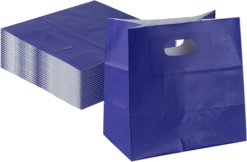 Miniatura 20 de Bag Tek Rectangle Paper Take Out Bag - with Handles - 11" x 7" x 11" - 100 count box