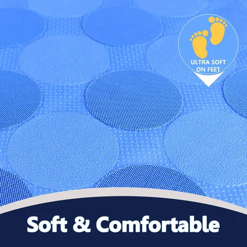 Miniatura 3 de SafeLand - Tapete antideslizante para baño, ducha, bañera, material TPR, ecológico, sin PVC, lavable a máquina, sin olor, con potentes ventosas