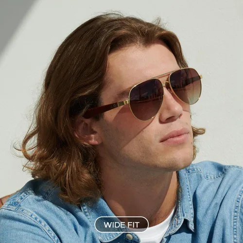 Miniatura 4 de Lucyd Gafas de sol UV Bluetooth para hombre con micrófono con cancelación de ruido, compatibles con asistente de voz Siri y Alexa, conducción