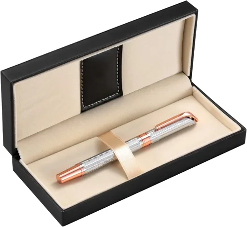 Miniatura 10 de Pemmeed Bolígrafo de Bola de Tinta Líquida para Mujeres Caja de Lujo Bolígrafo de Gel Tinta Negra Bolígrafo Elegante Recargable para Oficina