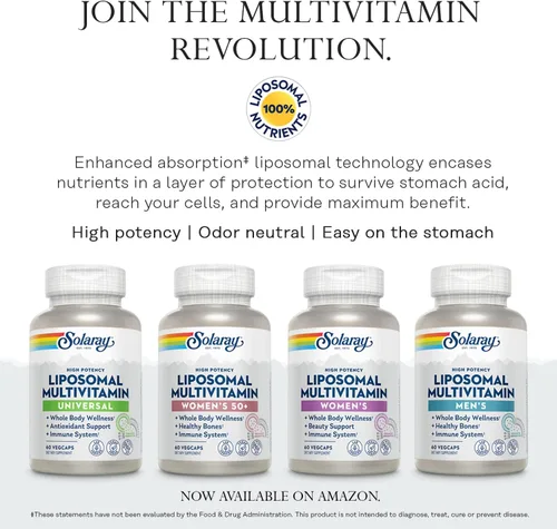Miniatura 8 de SOLARAY Mega Vitamina B-Estrés, Complejo vitamínico B de liberación programada con 1000 mg de vitamina C para el estrés, la energía y el apoyo a