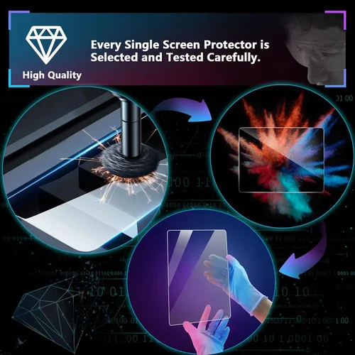 Miniatura 7 de SXCY Protector de pantalla compatible con Toyota Grand Highlander 2024 2025 2026 de 12.3 pulgadas para accesorios Toyota Grand Highlander 2024 2025