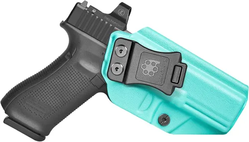 Miniatura 13 de Amberide IWB Kydex Holster for Glock 17/22 / 31/34 Gen 1-5, Concealed Carry, MOS and Non-MOS Options Available, Adjustable Cant, Posi-Click Fibra