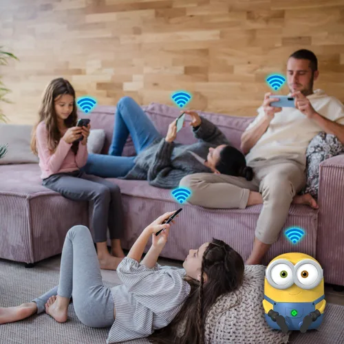 Miniatura 7 de Davolink Minions Series WiFi 6 / 6E Router de Gaming Extensor WiFi Dual y Tri-Band Gigabit Sistema de Malla de Internet Inalámbrico Streaming 8K
