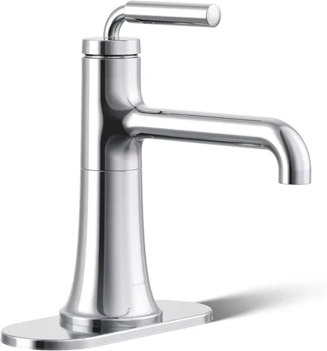 Miniatura 22 de Kohler 27415-4-BMB Tone™ Grifo de lavabo de baño monomando, 1.2 gpm, negro mate con latón moderno cepillado Negro mate/Bronce moderno