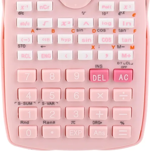 Miniatura 8 de Calculadora científica, calculadora de oficina de 12 dígitos y 240 funciones, calculadora multifunción para estudiantes de pantalla grande con tapa