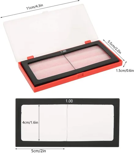 Miniatura 2 de Lente de lupa de soldadura Lente de lupa de vidrio de soldadura Protección ocular Máscaras de soldadura Dioptría de lente 1.0/1.5/2.0/2.5/3.0(1.0)