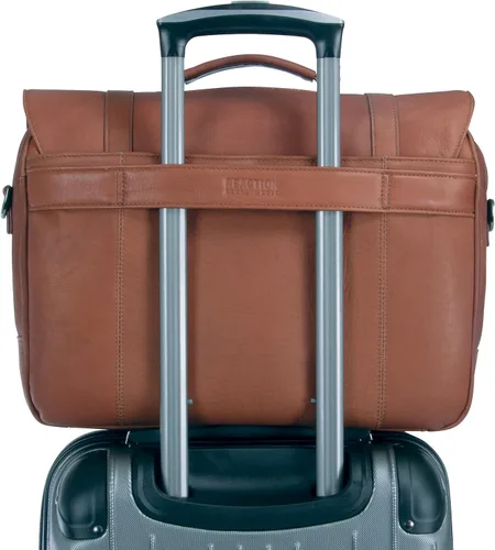 Miniatura 16 de Kenneth Cole REACTION Show Business - Bolsa de mensajero de cuero colombiano para portátil de negocios de 16 pulgadas