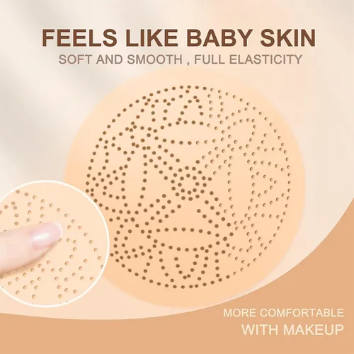 Miniatura 10 de Mushroom Head Air Cushion CC Cream - Base de maquillaje facial BB Cream para piel madura, corrector hidratante que ilumina larga duración, tono
