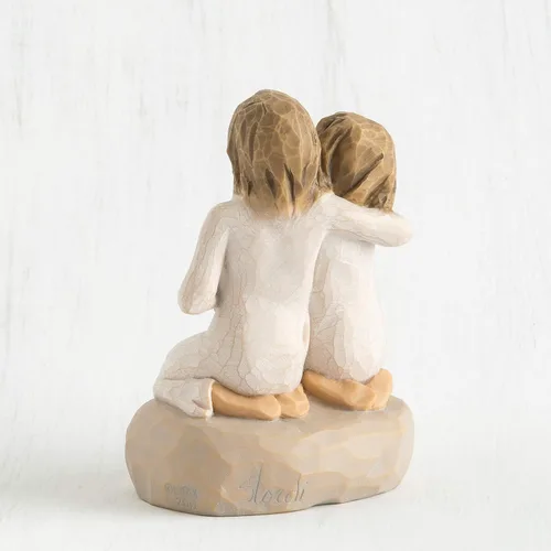 Miniatura 3 de Willow Tree Sister Mine, figura esculpida pintada a mano