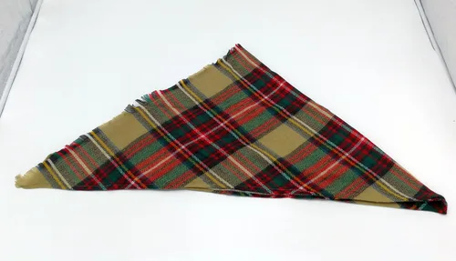 Miniatura 3 de Wander Agio - Bufanda envolvente con diseño a cuadros o triangular para mujer, para el invierno, cálida y larga, de punto, tacto de cachemira, chal