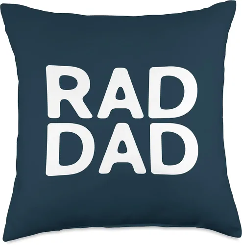 Miniatura 4 de Funny Rad Dad Cool Dad Joke Humor Quote Gift for Fathers Day Throw Pillow