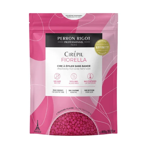 Miniatura 7 de Cirepil - Fiorella - Lata de cera suave de 14.11 onzas - Aroma de peonía fresca y fórmula sin colofonia - Cera para principiantes para cara y cuerpo