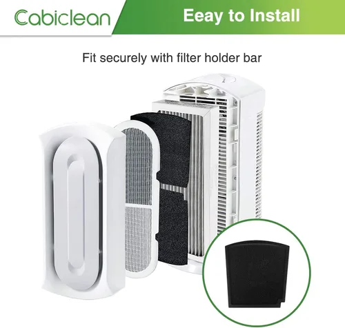 Miniatura 6 de 04234G Filtros de carbono de repuesto de aire compatibles con Hamilton Beach Pet TrueAir purificador eliminadores de olores modelo 04384, 04386