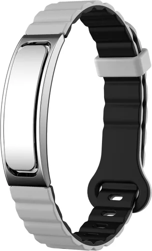 Reloj de fitness con monitor de ritmo cardíaco, contador de pasos, seguimiento del sueño para mujeres para Android iOS Tono plata