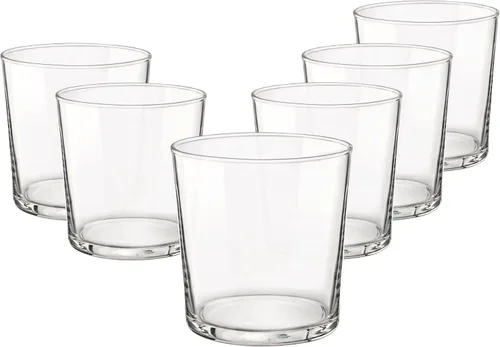 Miniatura 7 de Bormioli Rocco Bodega Collection - Juego de 12 vasos medianos de 12 onzas para agua, bebidas y cócteles, vasos de vidrio templado transparente de 12