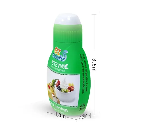 Miniatura 8 de EZ-sweetz (2 paquetes, 1.36 oz, líquido edulcorante de-bittered stevia, 300 porciones/botella)
