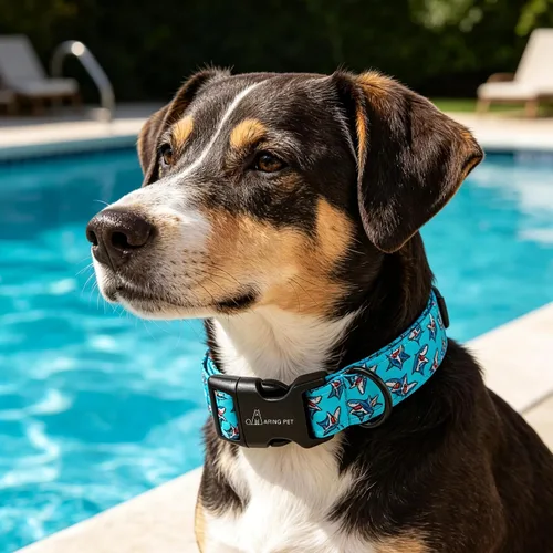 Miniatura 160 de Aring Pet Collar de algodón, lindo, con hebilla de liberación rápida, para bodas, para perros pequeños, medianos y grandes, rosa Terciopelo rosa