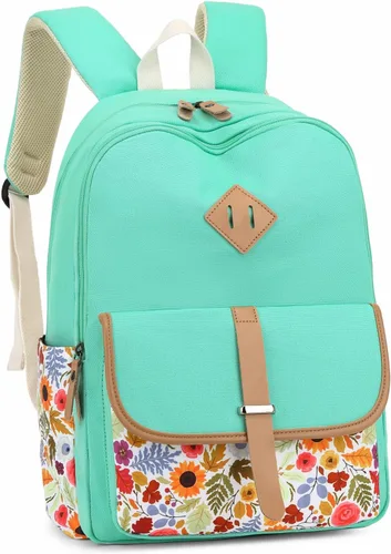 Miniatura 12 de Leaper - mochila escolar para niñas, mochila informal, bolsa de viaje con bolsillos laterales
