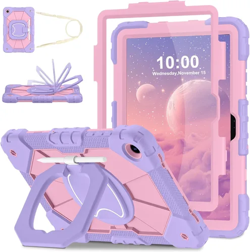 Miniatura 29 de WESOROL Funda para Samsung Galaxy Tab S10 Lite/S10 FE/S9 FE/S9 10.9/11 pulgadas (2025/2023), Funda para Tableta Galaxy Tab S9 a prueba de golpes