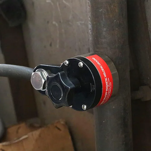 Miniatura 7 de Abrazadera de tierra de soldadura magnética 200A, soporte de soldadura de imán conmutable, interruptor de tierra de conector magnético