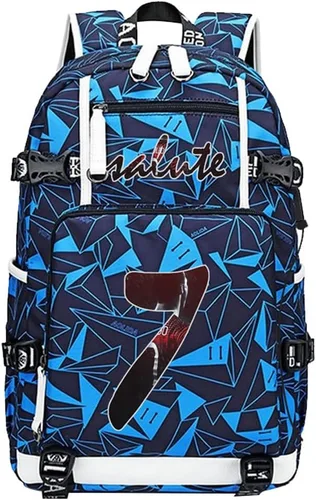 Miniatura 7 de Soccer Player 7 Mochila multifunción Viaje Fútbol Fans bolsa para hombres mujeres (estilo 4)