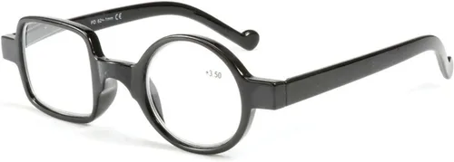Miniatura 6 de Readers - Paquete de 3 lentes de lectura redondos cuadrados de resina con marco irregular de calidad para hombres y mujeres