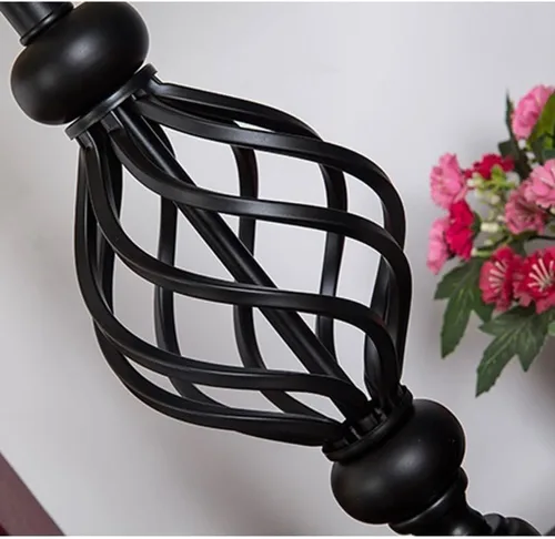 Miniatura 5 de Lamp for Desk Simple Retro Black Iron Table Lamp Living Room Decorative Lamp Bedroom Bedside Table Lamp Study Lighting Lamp Desk Lamps for Home