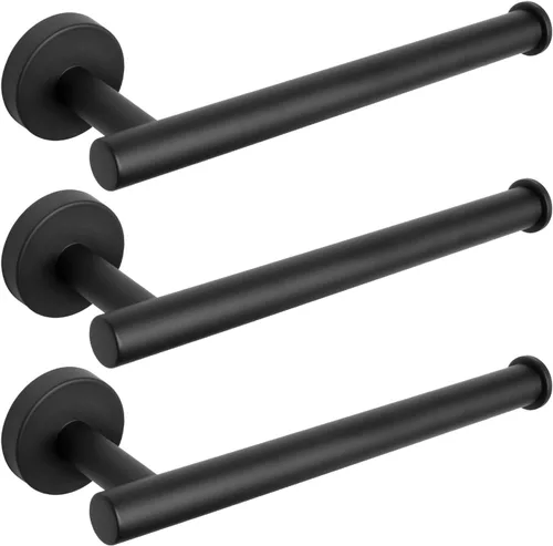 Miniatura 15 de NearMoon Soporte para Toalla de Mano/Anillo para Toalla, Barra de Toalla de Mano de Acero Inoxidable Gruesa para Baño, Estante para Toallas Montado