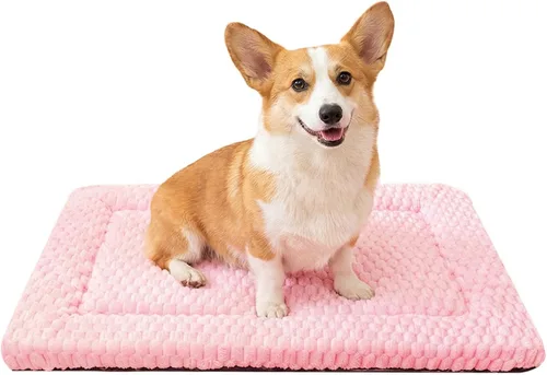 Miniatura 16 de Tapete de Cama para Perro - Tapetes de Cama Reversibles para Jaula de Perro, Suave y Transpirable, Almohadilla para Perrera, Cama de Jaula Duradera