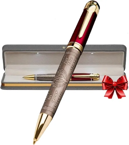 Miniatura 11 de S&R Somit Bolígrafo de lujo para hombres con caja de regalo, valioso bolígrafo de lujo para negocios y oficina, regalo ejecutivo para familiares