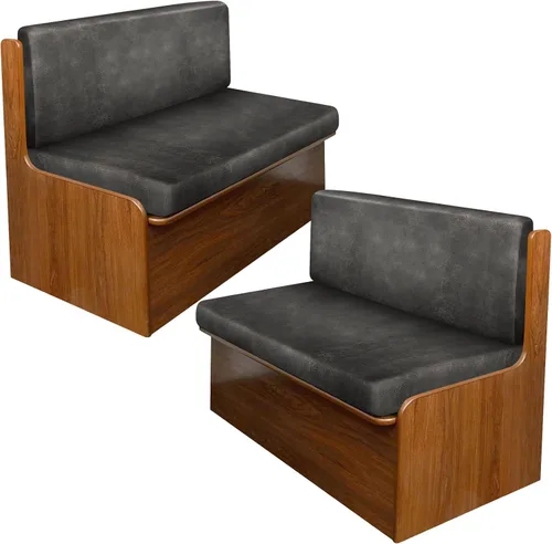 Miniatura 39 de Fundas de cojín tipo cuero para sofá, juego de fundas protectoras de muebles para sillón seccional, sofá biplaza de tela de elastano elástica