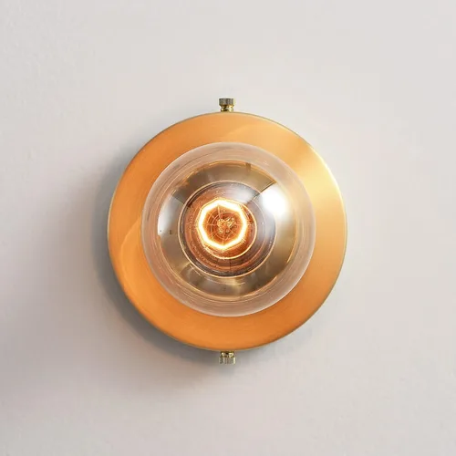 Miniatura 5 de BRIGHTTIA Luna Uno - Aplique de pared de 1 luz, accesorio industrial moderno de mediados de siglo para pared y techo, lámpara minimalista para baño