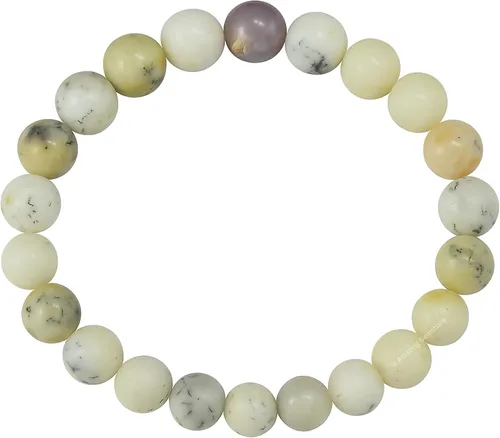 Miniatura 554 de Amazing Gemstone Pulsera de cristal para mujeres y hombres, pulsera de cristal curativo de protección, pulsera elástica con cuentas de piedras