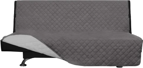 Miniatura 284 de Easy-Going - Funda para sofá, futón y sillón sin reposabrazos, reversible, resistente al agua, para mascotas y niños (azul oscuro/azul claro)