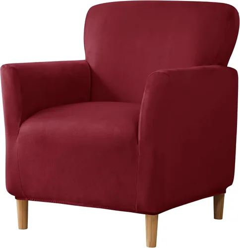 Miniatura 19 de Fundas Elásticas para Sillas Fundas para Sillones de Banquete Fundas de Sillón de Terciopelo Lujoso Fundas de Sofá Sillón Fundas para Sillas Azul