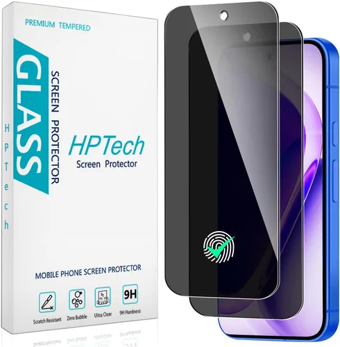 Miniatura 8 de (2 Pack) Privacy Screen Protector for Google Pixel 7 Pro Anti-Spy Tempered Glass Film, 3D Curved Full Screen Coverage, Ultrasonic Fingerprint