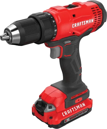 Miniatura 11 de CRAFTSMAN V20 - Kit de taladro/controlador inalámbricos (CMCD701C2)